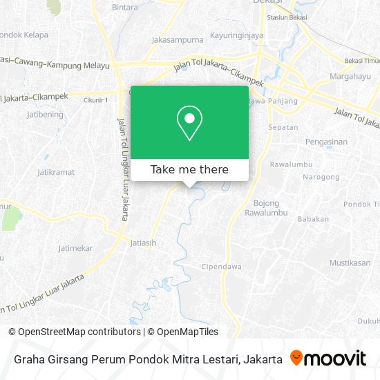 Graha Girsang Perum Pondok Mitra Lestari map