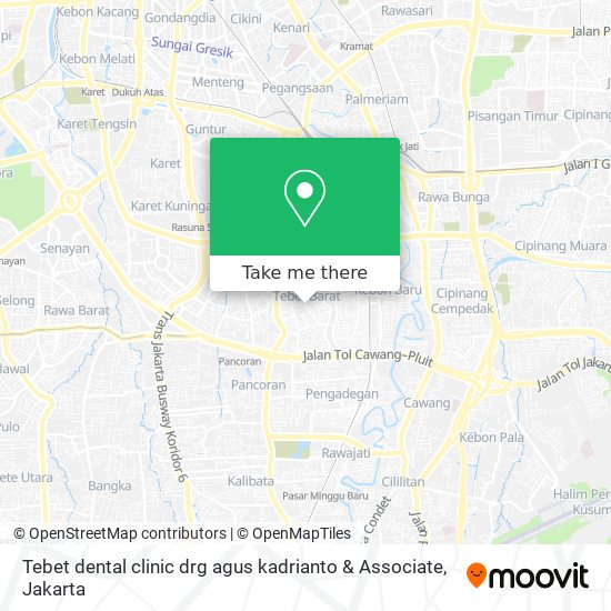 Tebet dental clinic drg agus kadrianto & Associate map