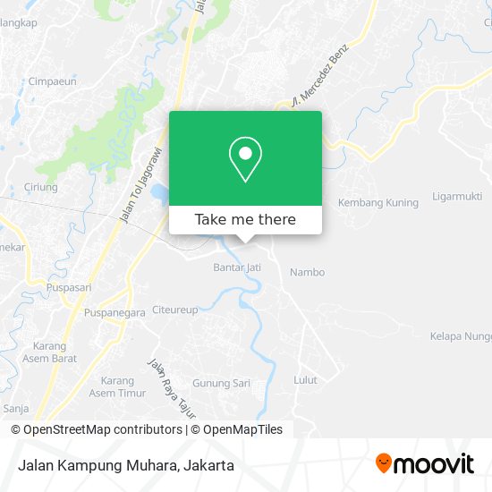 Jalan Kampung Muhara map