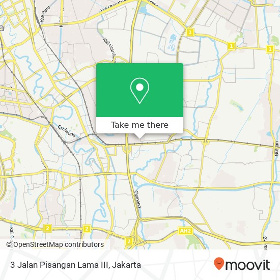 3 Jalan Pisangan Lama III map