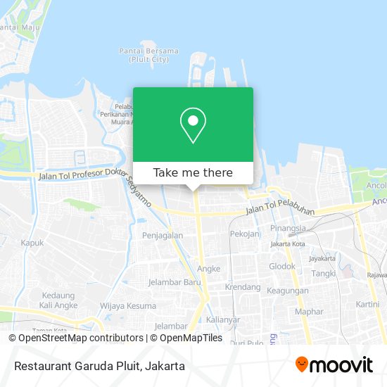 Restaurant Garuda Pluit map