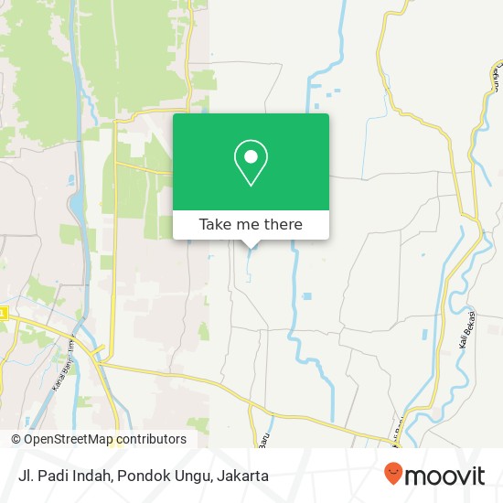 Jl. Padi Indah, Pondok Ungu map