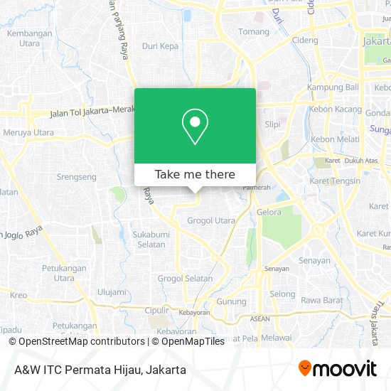 A&W ITC Permata Hijau map