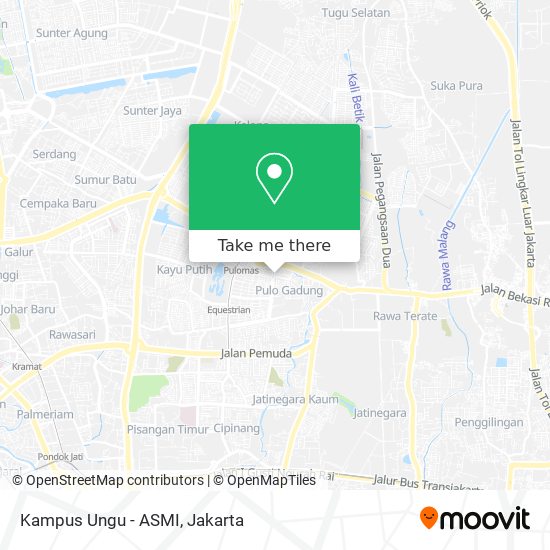 Kampus Ungu - ASMI map