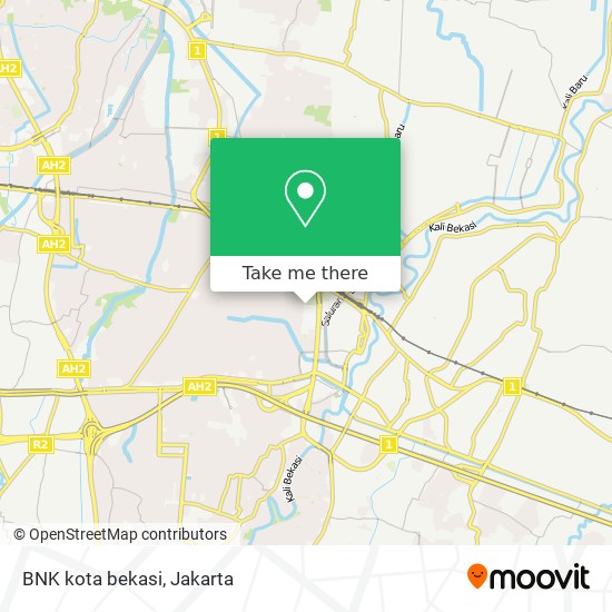 BNK kota bekasi map