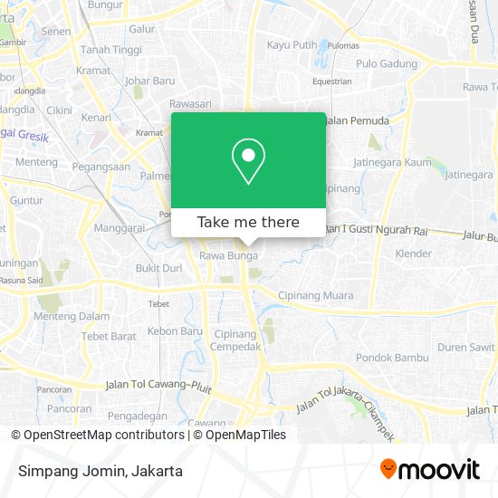 Simpang Jomin map