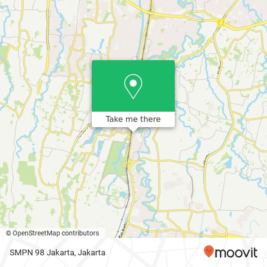 SMPN 98 Jakarta map