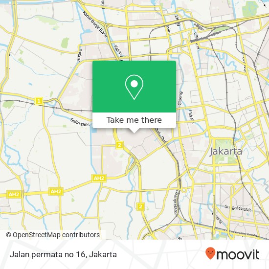 Jalan permata no 16 map