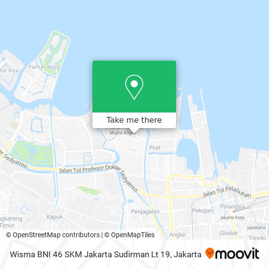 Wisma BNI 46 SKM Jakarta Sudirman Lt 19 map