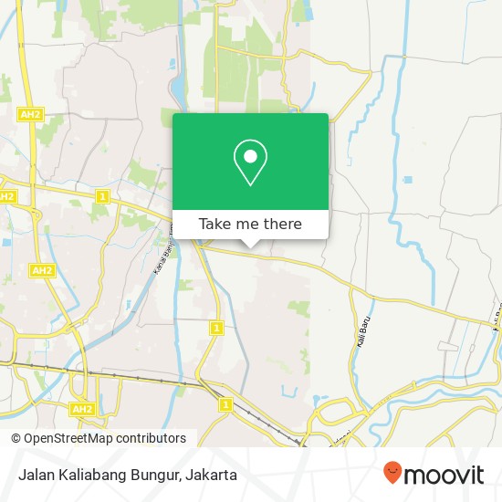 Jalan Kaliabang Bungur map