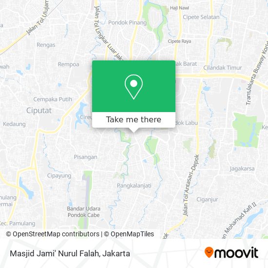 Masjid Jami' Nurul Falah map