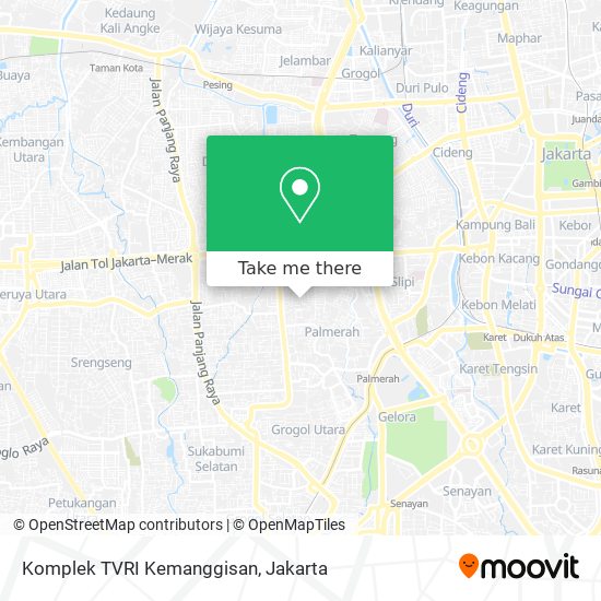 Komplek TVRI Kemanggisan map