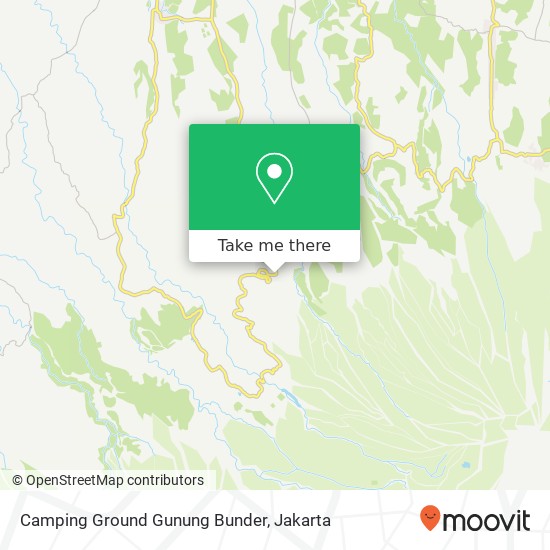 Camping Ground Gunung Bunder map