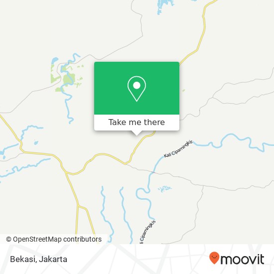 Bekasi map