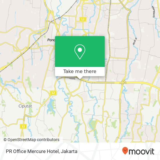 PR Office Mercure Hotel map