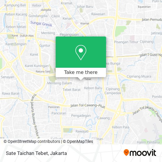 Sate Taichan Tebet map