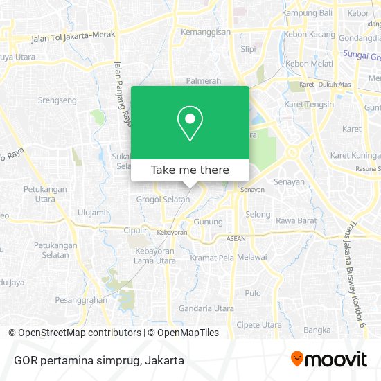 GOR pertamina simprug map