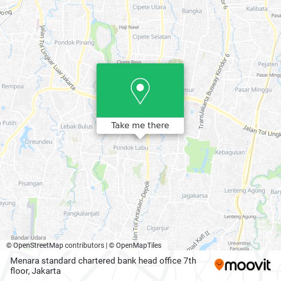 Menara standard chartered bank head office 7th floor map