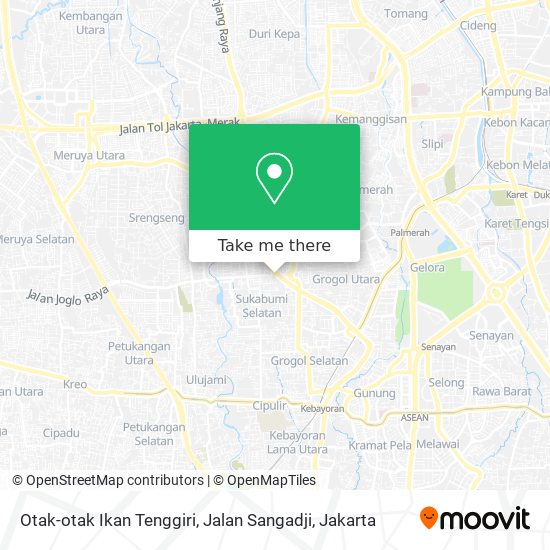 Otak-otak Ikan Tenggiri, Jalan Sangadji map