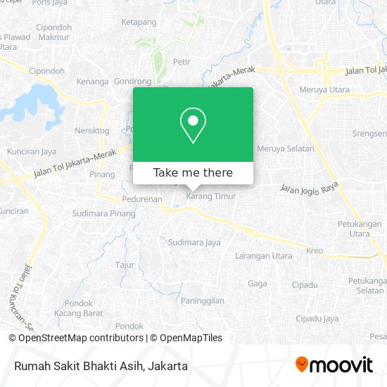 Rumah Sakit Bhakti Asih map