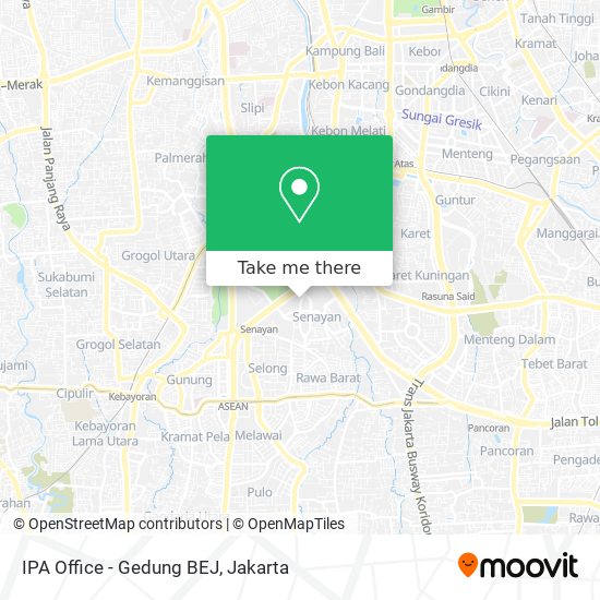 IPA Office - Gedung BEJ map