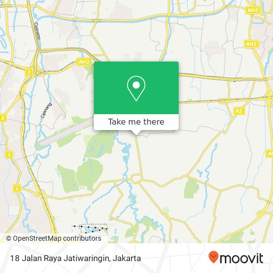 18 Jalan Raya Jatiwaringin map