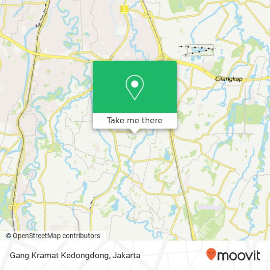 Gang Kramat Kedongdong map