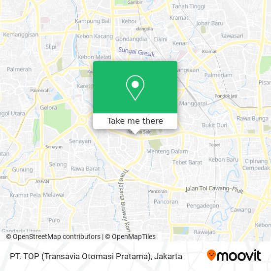 PT. TOP (Transavia Otomasi Pratama) map