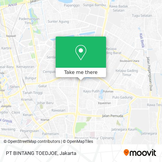 PT BINTANG TOEDJOE map