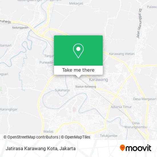 Jatirasa Karawang Kota map