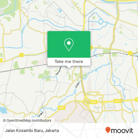 Jalan Kosambi Baru map