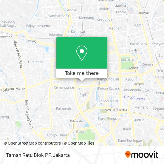 Taman Ratu Blok PP map