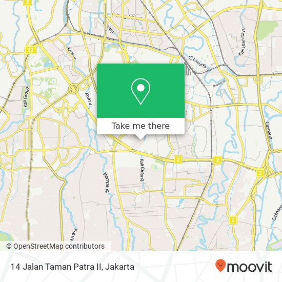 14 Jalan Taman Patra II map