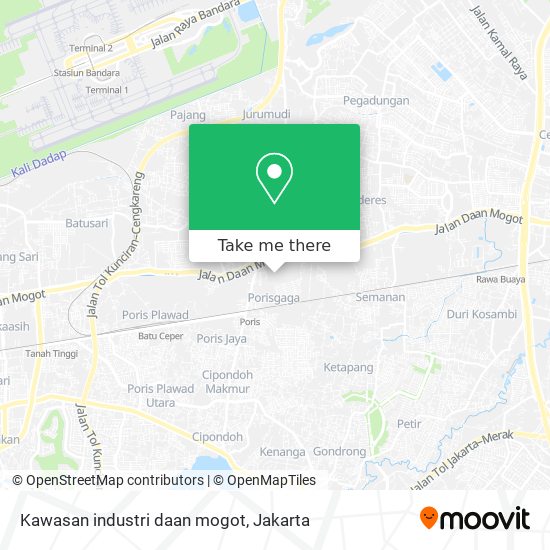 Kawasan industri daan mogot map
