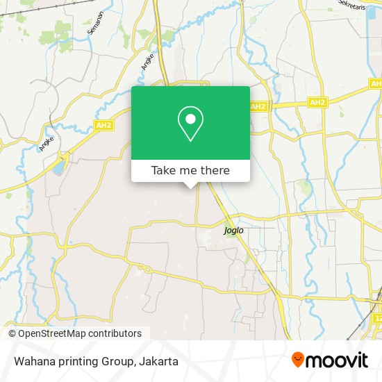 Wahana printing Group map
