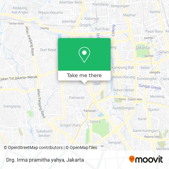 Drg. Irma pramitha yahya map