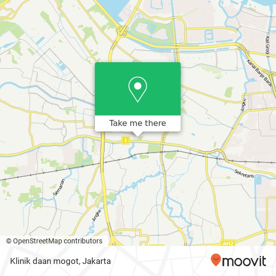 Klinik daan mogot map