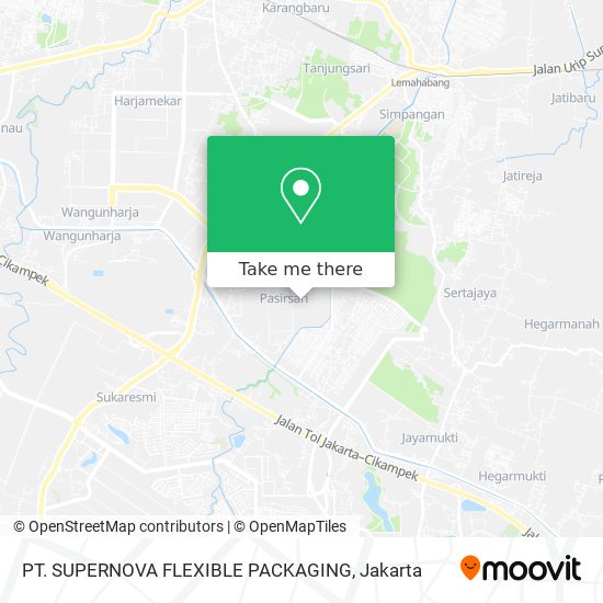PT. SUPERNOVA FLEXIBLE PACKAGING map