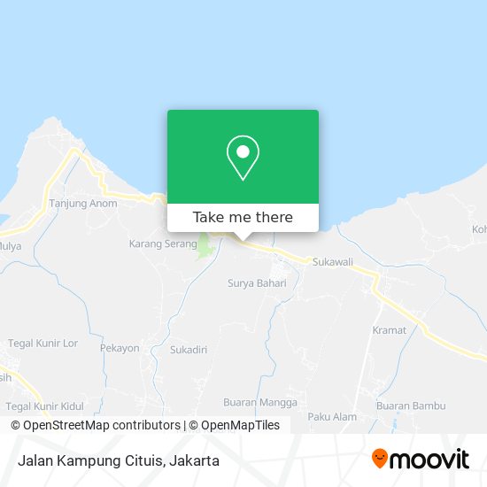 Jalan Kampung Cituis map