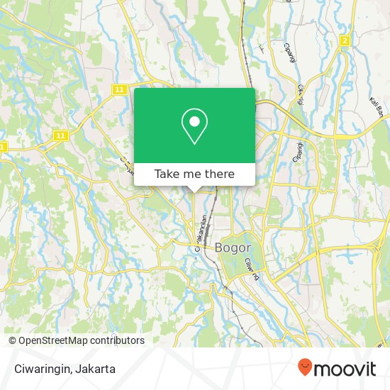 Ciwaringin map