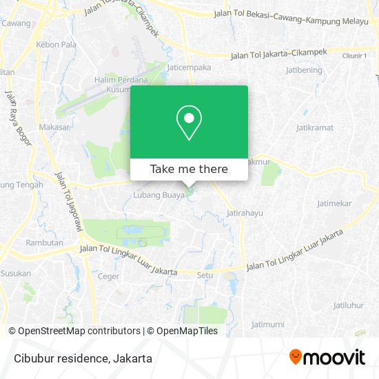 Cibubur residence map