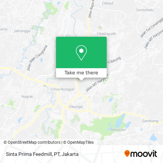 Sinta Prima Feedmill, PT map