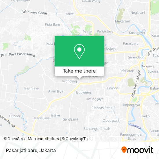 Pasar jati baru map