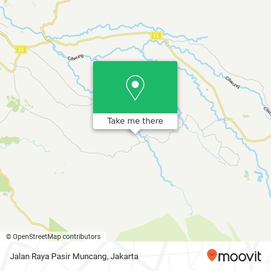 Jalan Raya Pasir Muncang map