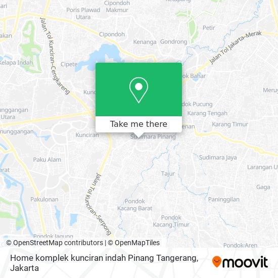 Home  komplek kunciran indah Pinang Tangerang map