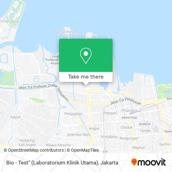 Bio - Test" (Laboratorium Klinik Utama) map