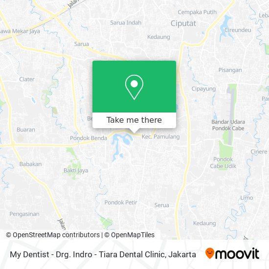 My Dentist - Drg. Indro - Tiara Dental Clinic map