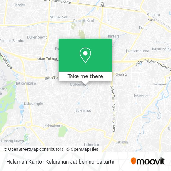 Halaman Kantor Kelurahan Jatibening map