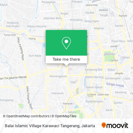 Balai Islamic Village Karawaci Tangerang map
