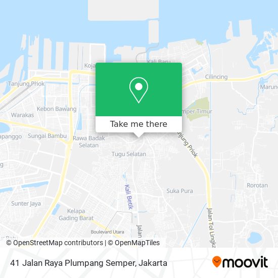 41 Jalan Raya Plumpang Semper map